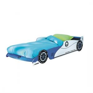 Italic Boys Childrens Car Bed In Blue